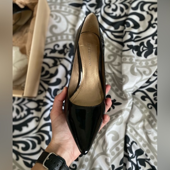 BCBGeneration Shoes - BCBGeneration Black and Gold Heels